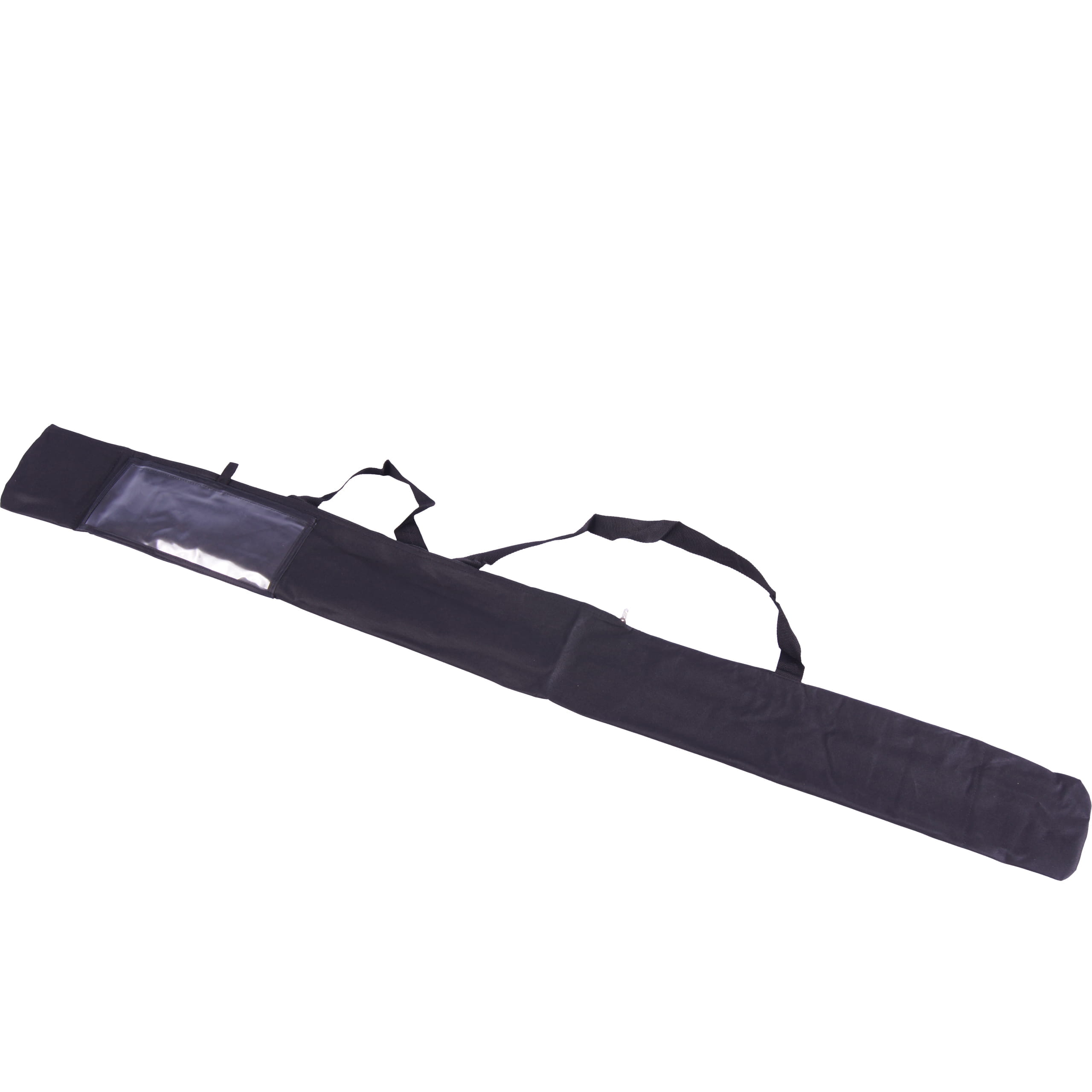 Easyflag Tasche mit Henkel Schwarze Tragetasche mit Henkel für Beachflags, mit transparentem Sichtfenster.