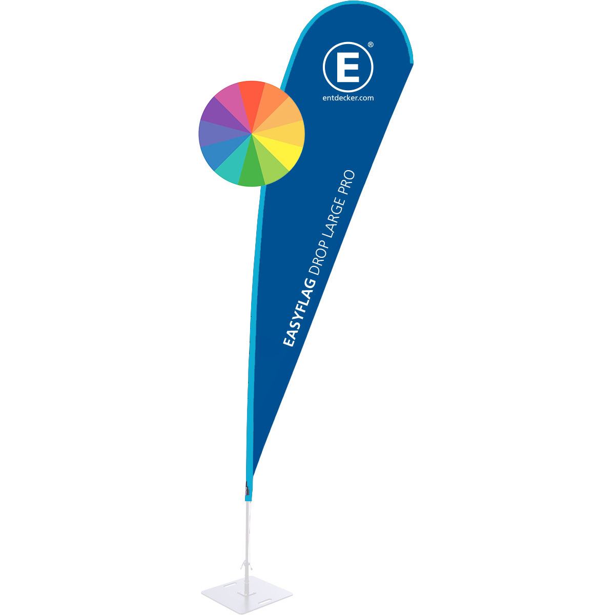 Artikelbild 136100 Easyflag Stoff Drop Small PRO einseitig