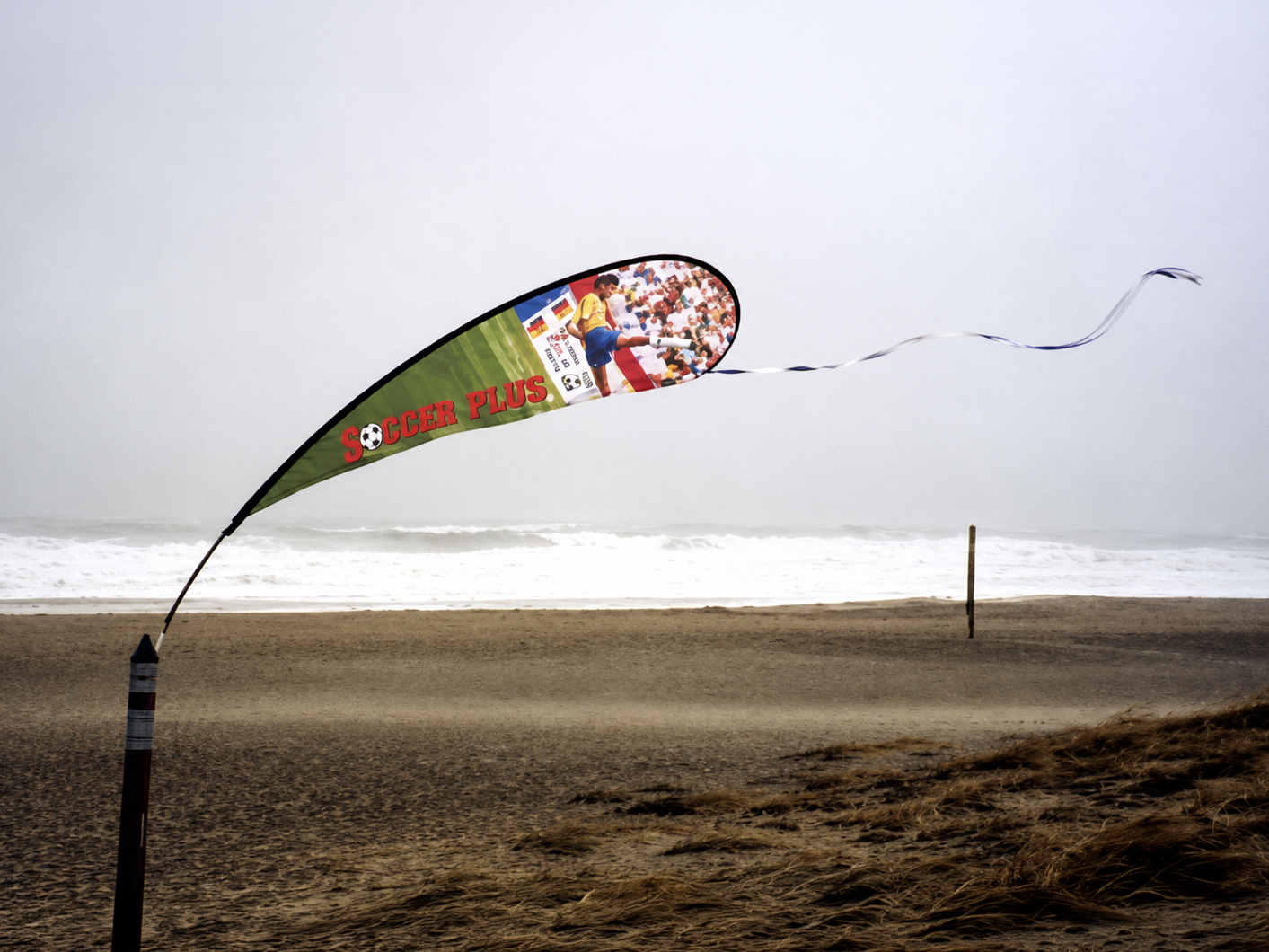 Windlast Beachflag Easyflag Strand