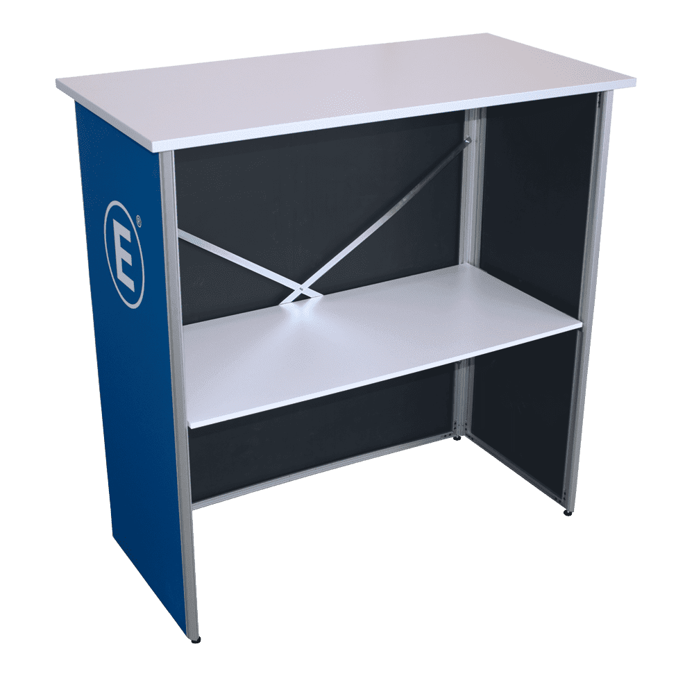 Messetheke Quickup Falttheke Premium Innenansicht
