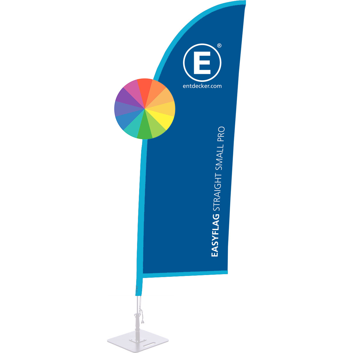 Artikelbild 136100 Easyflag Stoff Drop Small PRO einseitig