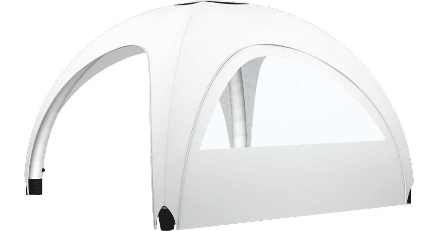 Vento Zelt Wand mit Fenster 4m B1 unbedruckt