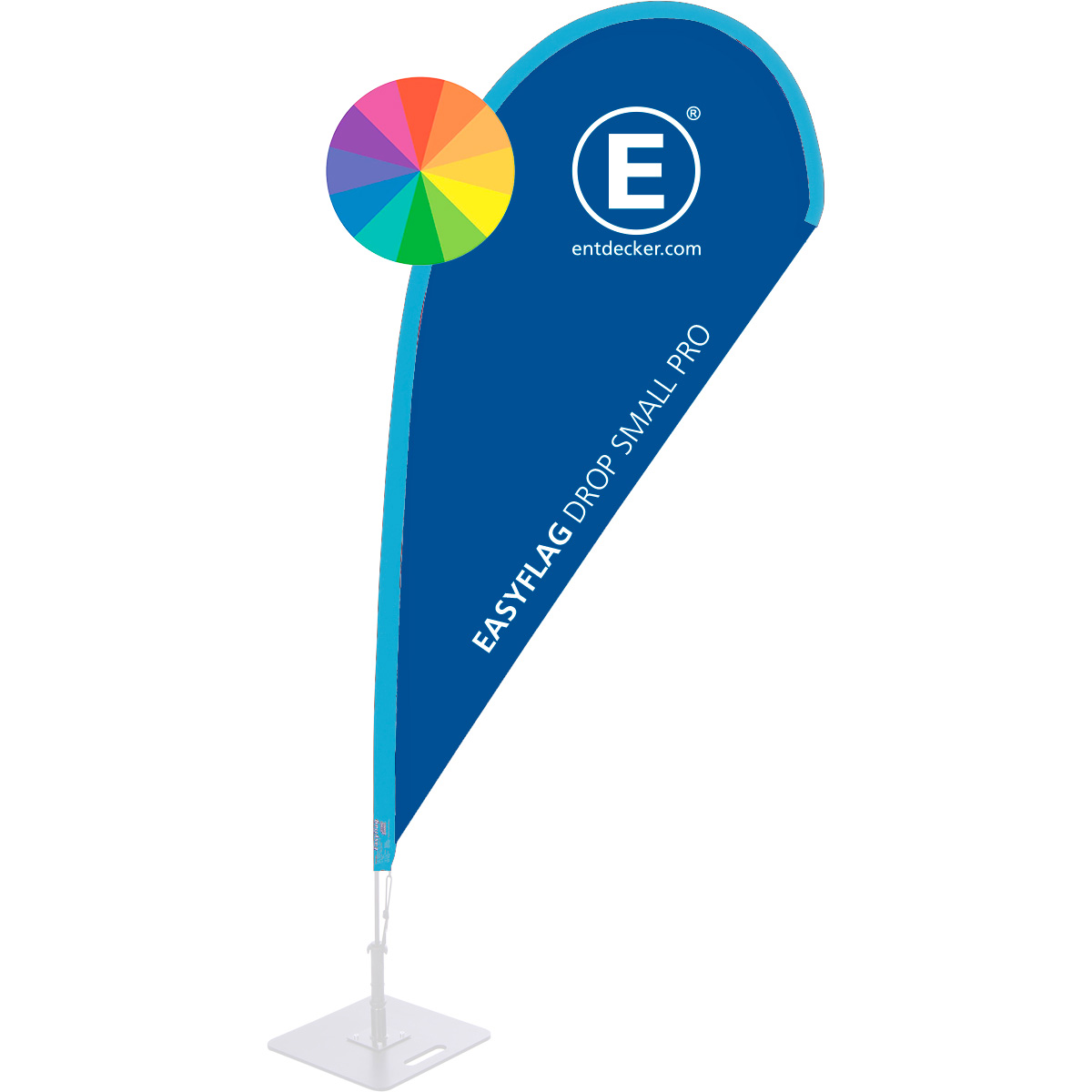 136100 Easyflag Stoff Drop Small PRO einseitig Artikelbild 136100 Easyflag Stoff Drop Small PRO einseitig