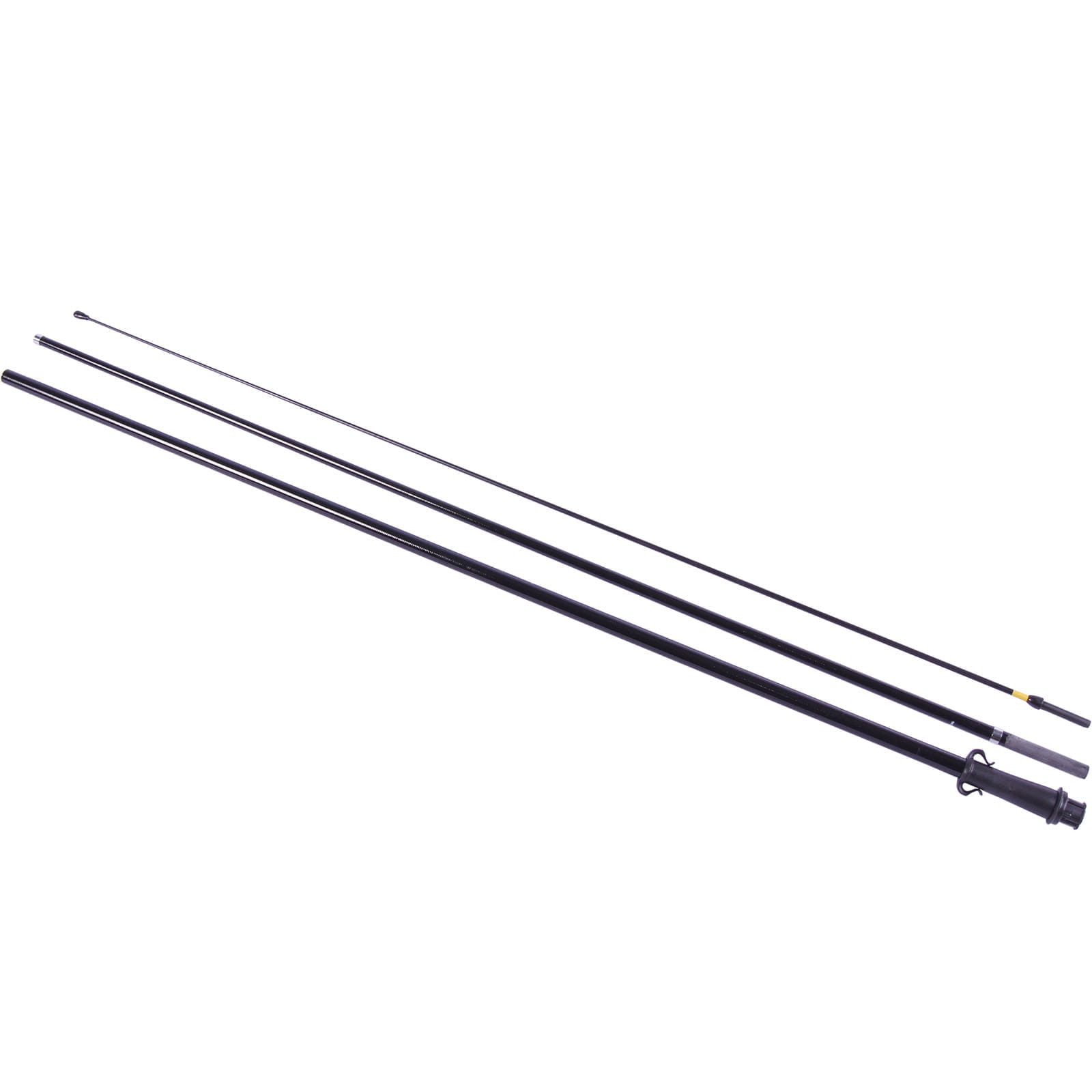 Beachflag Easyflag Mastset Drop Straight Medium Mastset für Beachflag Easyflag, bestehend aus vier schwarzen Stangen mit Verbindungselementen.