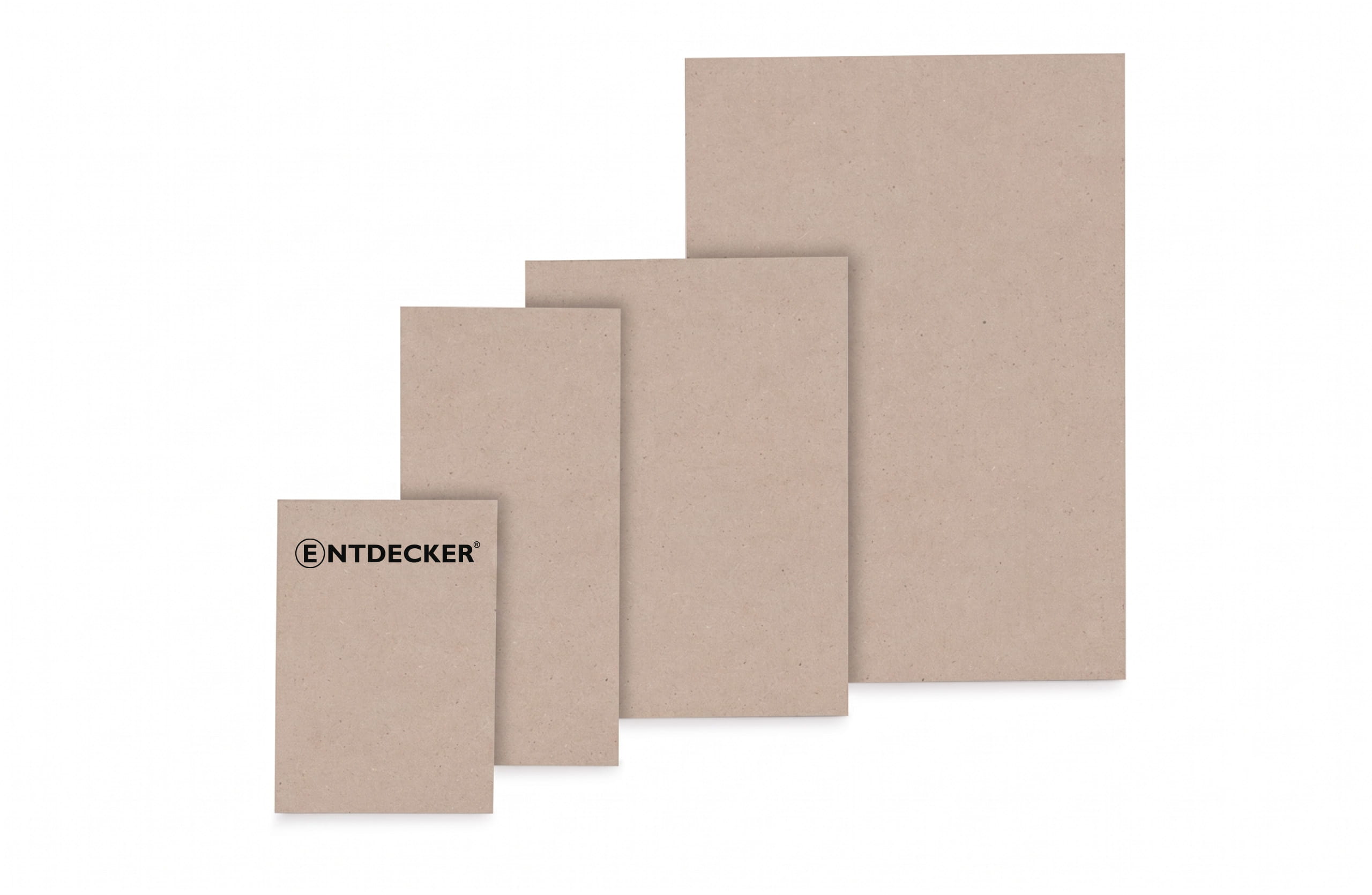 Briefpapier aus Graspapier in verschiedenen Formaten