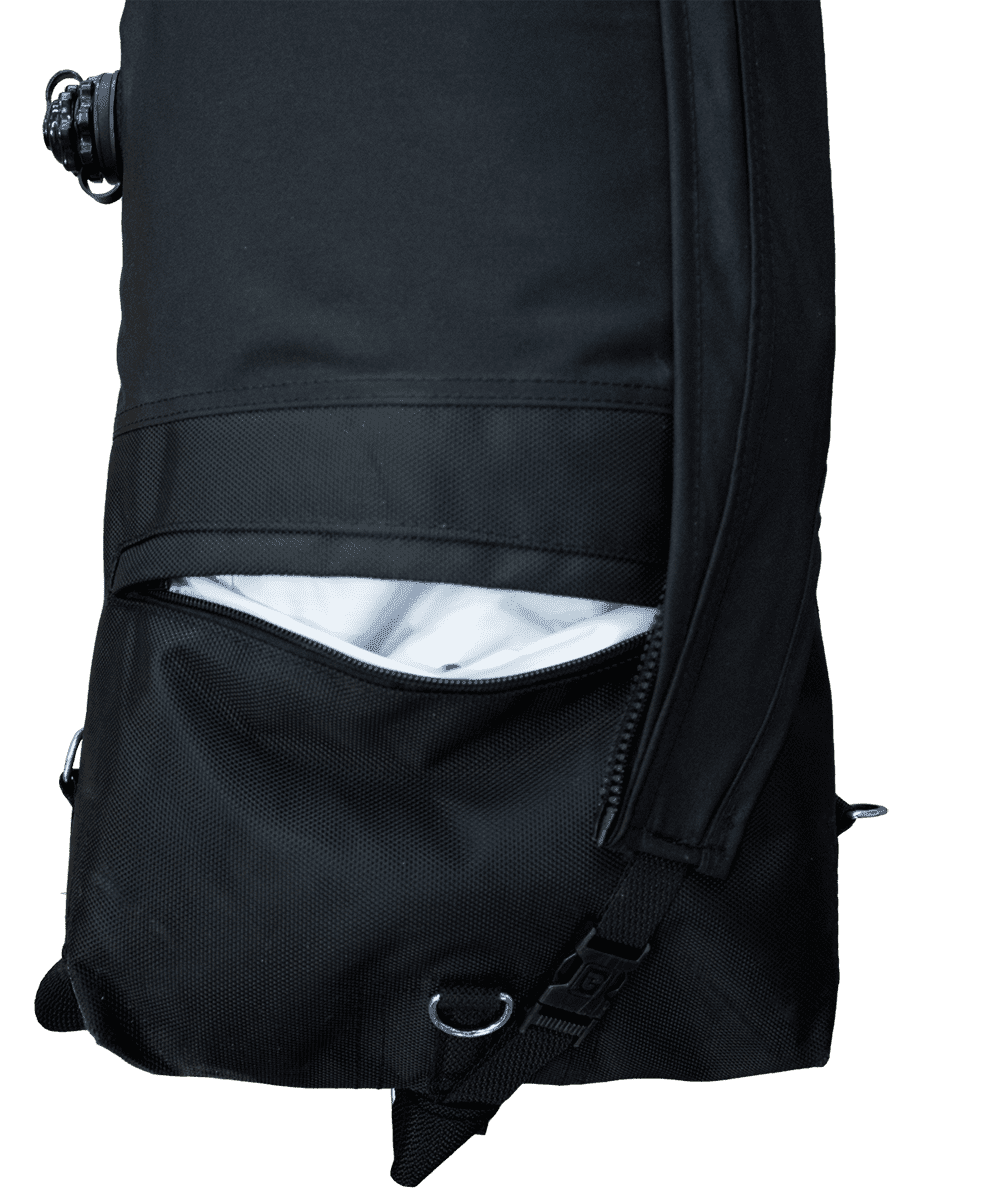 Vento Aufblasbares Zelt Innere Blase Schwarze Tragetasche mit Reißverschluss und Sichtfenster, geeignet für das Vento Aufblasbare Zelt Innere Blase.