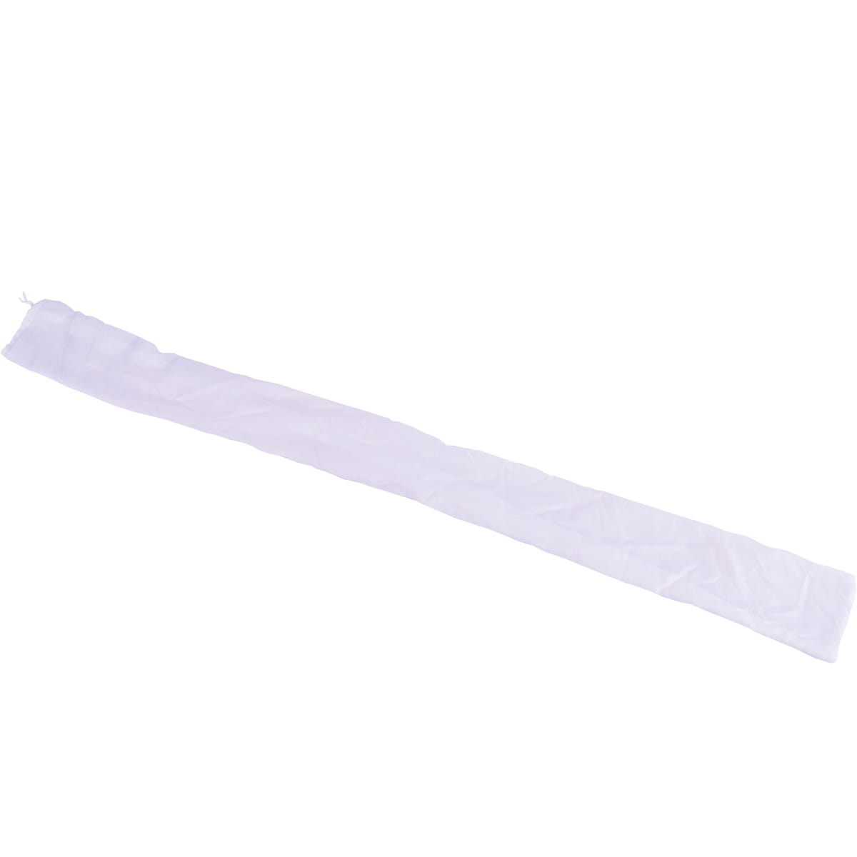 Weißer Kordelzugbeutel für die Easyflag Tasche, lang und schmal.