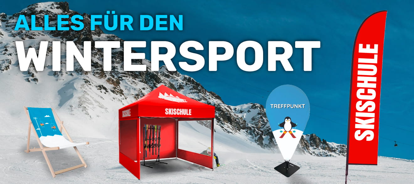 Wintersport-Produkte von Entdecker