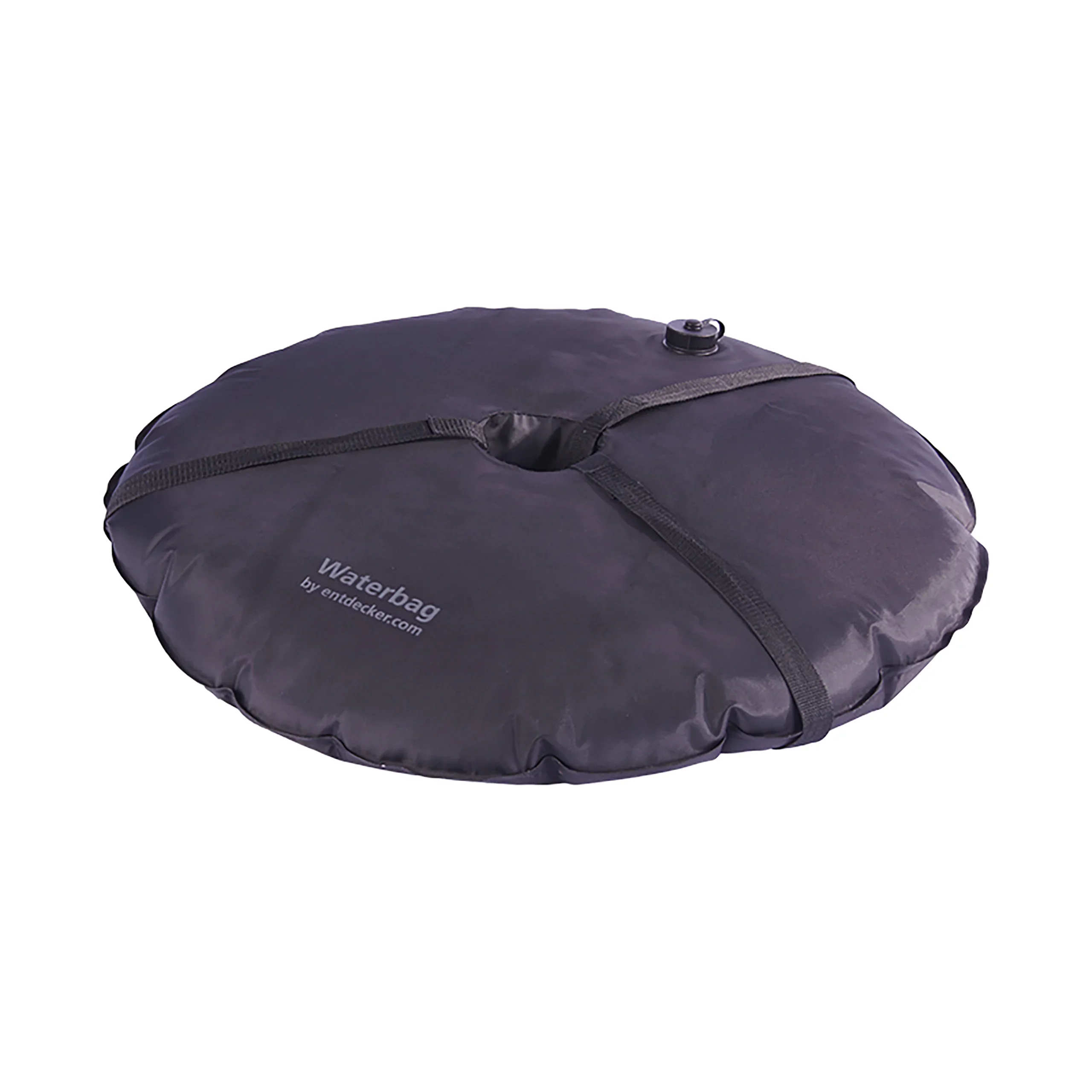 Beachflag Easyflag Wassersack 25 Liter Wassersack für Beachflag, 25 Liter, schwarz, mit Befestigungsriemen und Ventil.