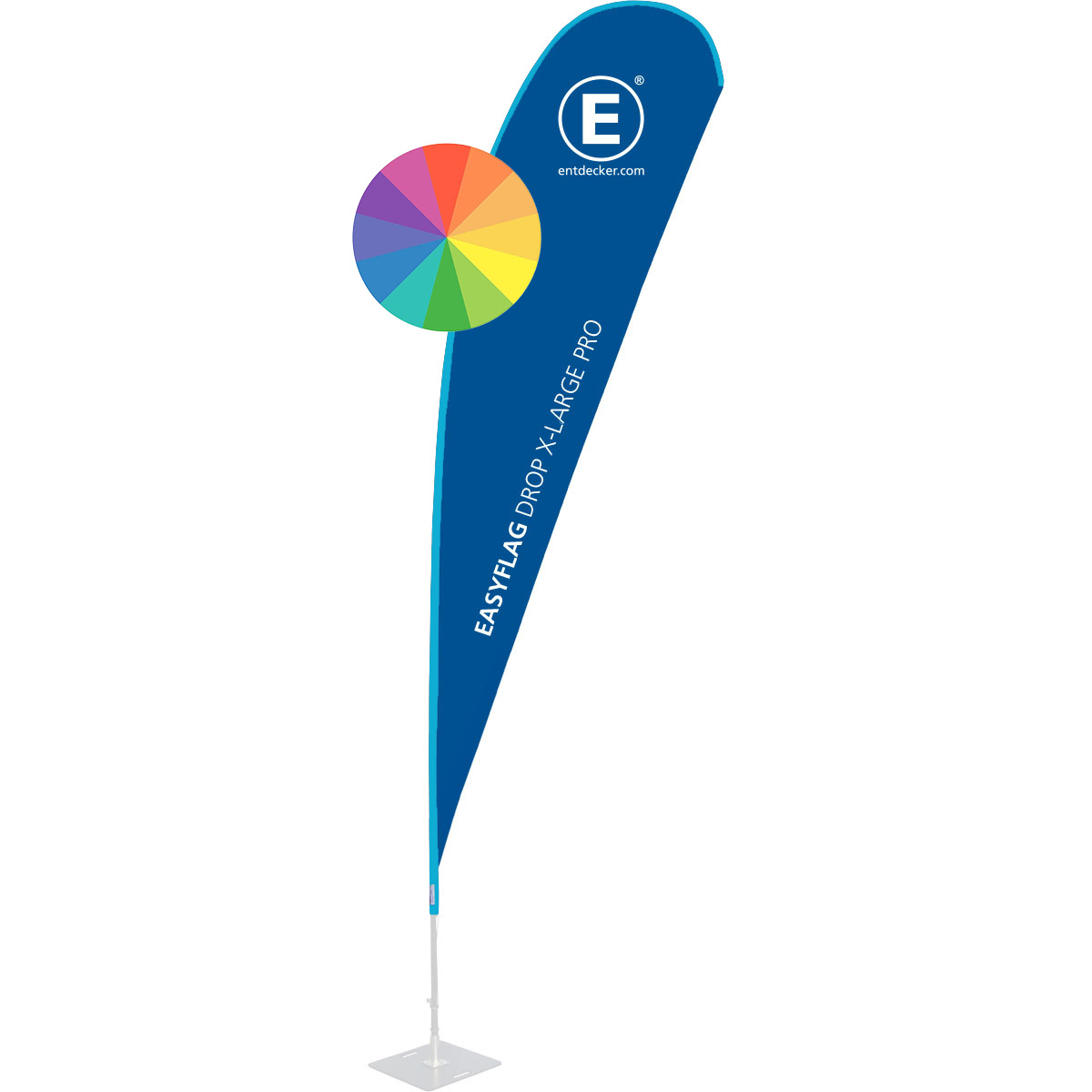 Artikelbild 136100 Easyflag Stoff Drop Small PRO einseitig