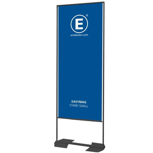 Easymag Stand 160 Small mit Wing-Fuß inkl. Druck doppelseitig