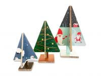 Give-Away-Weihnachtsbaum aus Reboard in drei Größen