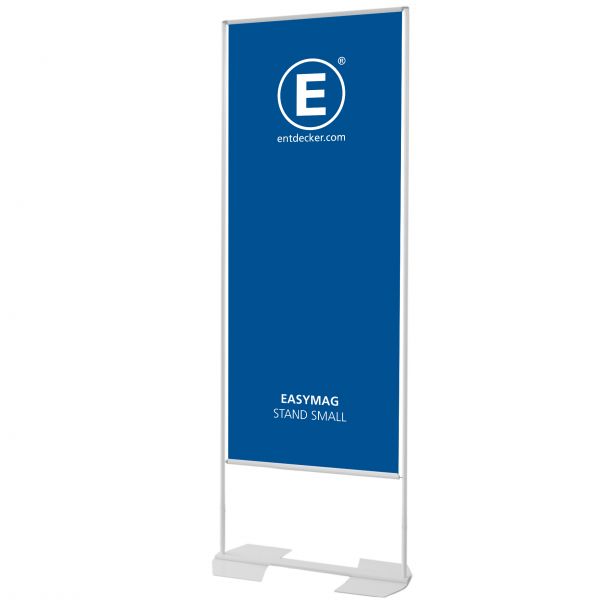 Easymag Stand 160 Small mit Wing-Fuß inkl. Druck doppelseitig