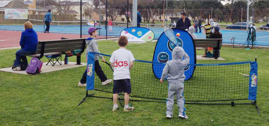 Tennis Zielscheibe Mobile Werbebande  Quickboard