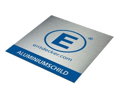 Aluminiumschild