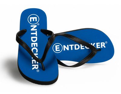 Badesandalen bedruckt